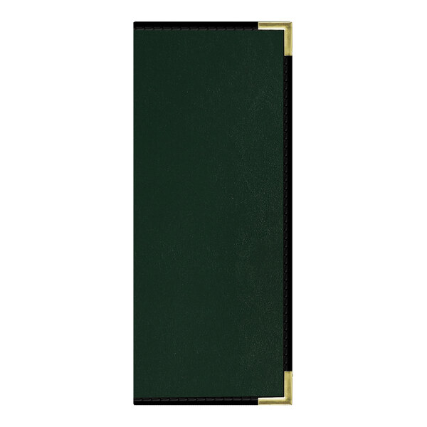A green rectangular Oakmont menu cover with black and gold borders.