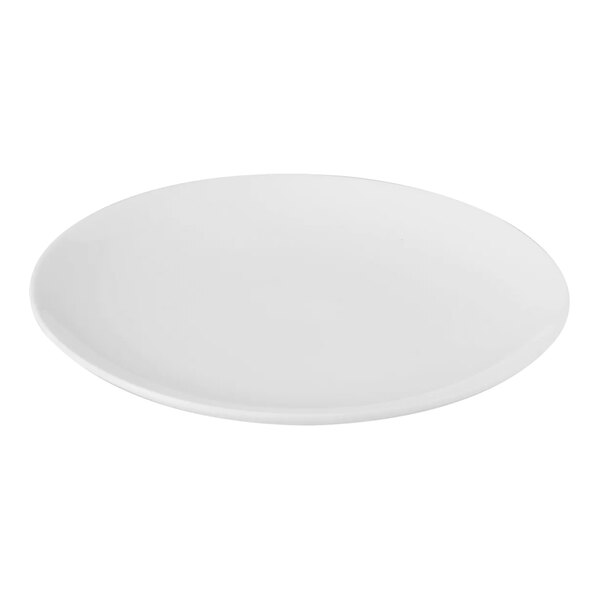 A white Bon Chef Nuova coupe plate.