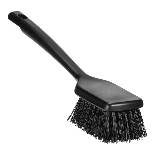 A black Remco ColorCore washing brush with a short handle.