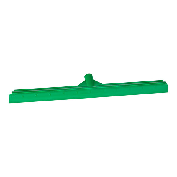 A Remco green squeegee with a green rubber blade handle.