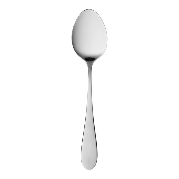 Reserve by Libbey Santa Cruz 8 5/8" 18/10 Stainless Steel Extra Heavy Weight Solid Serving Spoon - 12/Case