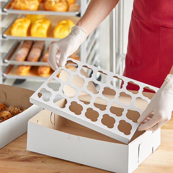 Baker's Mark Reversible Cupcake / Muffin Insert - Holds 24 Mini Cupcakes - 100/Case