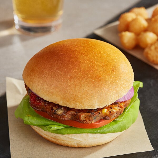 Brioche Gourmet Plant-Based Brioche Burger Bun 8.82 oz. - 72/Case