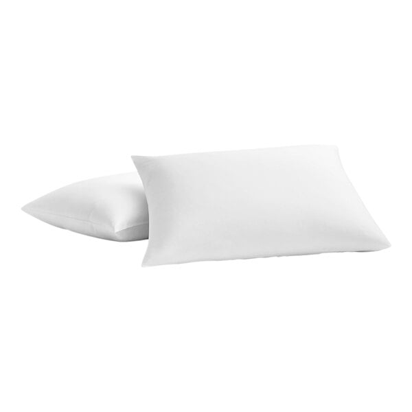 Garnier-Thiebaut Georgetown T-300 White Sateen Weave Cotton / Polyester Pillowcase