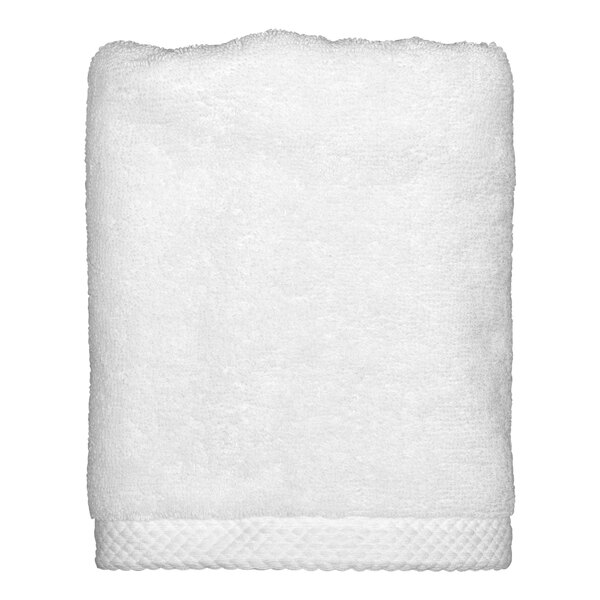 Garnier-Thiebaut Metro 16" x 30" White 100% Combed Terry Cotton Hand Towel 5.5 lb. - 60/Case