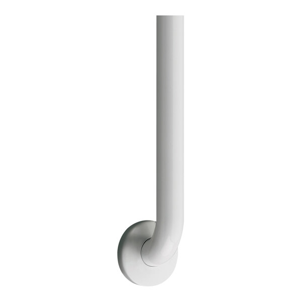American Specialties, Inc. 10-3701-12W 12" White Powder-Coated Grab Bar with 1 1/4" Diameter Tubing