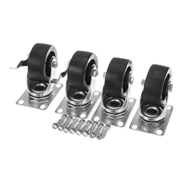 Beverage-Air 00C31S073A Caster with Screws - 4/Pack