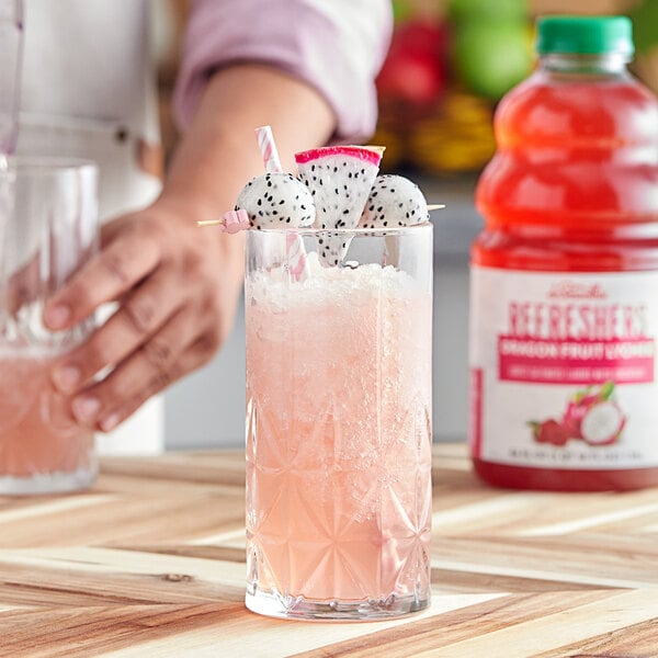 Dr. Smoothie Refreshers Dragon Fruit Lychee Refresher Beverage 1:1 Concentrate 46 fl. oz.
