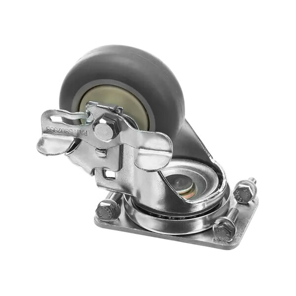 Cres Cor 0569313BK 3" Plate Caster with Brake for H Series