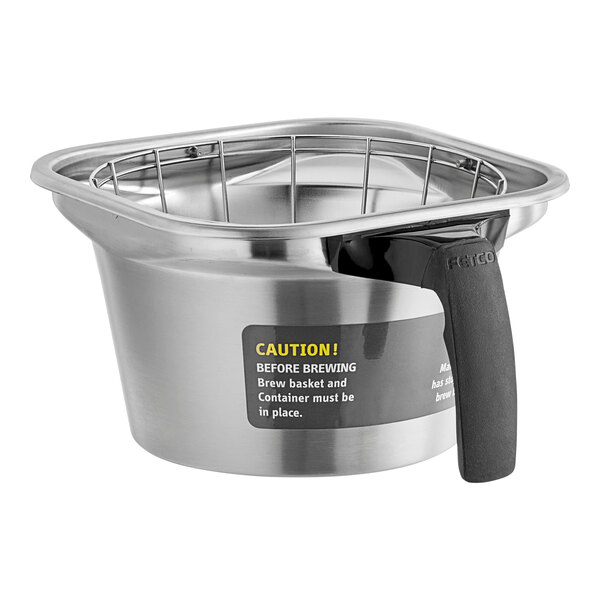 Fetco B001280B1 Stainless Steel Brew Basket for Coffee Brewers