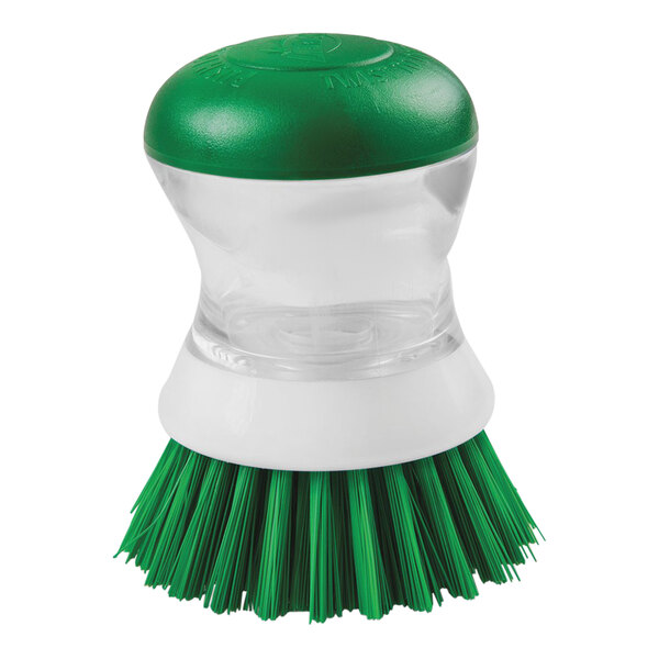 Libman 1278 3 1/4" Round Palm Scrub Brush with Soap Reservoir - 6/Case