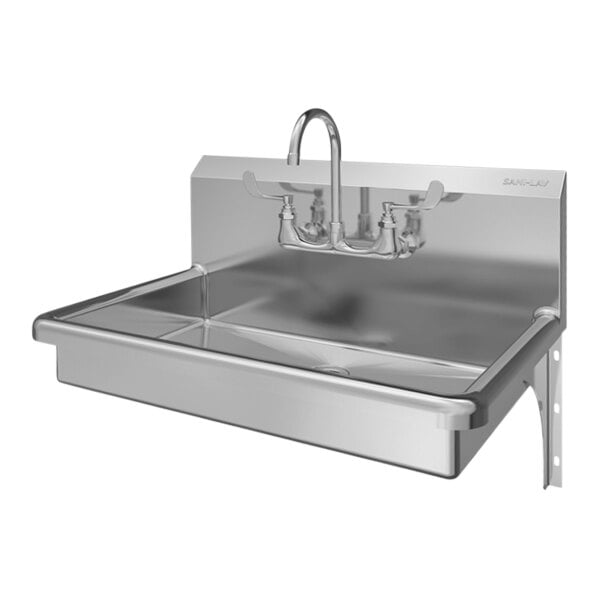 Sani-Lav 5A1F-0.5 30" x 20" Wall-Mounted Hand Sink with (1) 0.5 GPM Faucet