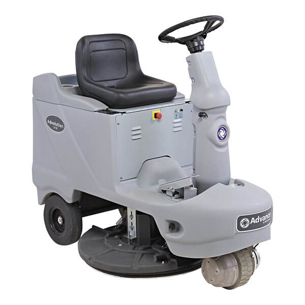 Advance Advolution 2710 56422185 27" Cordless Ride-On Floor Burnisher with AGM Batteries and Onboard Charger - 1,500 / 1,760 RPM