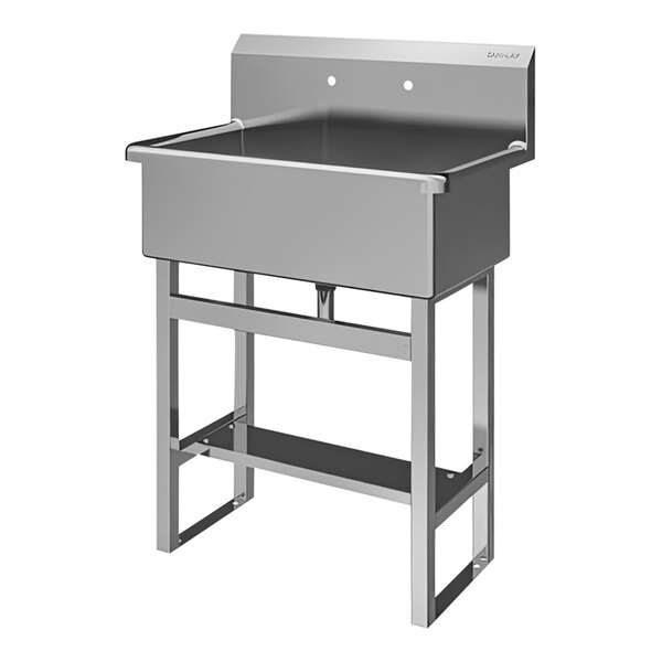 Sani-Lav 532F8 31" x 20" Floor-Mounted Scrub Sink with 8" Centers