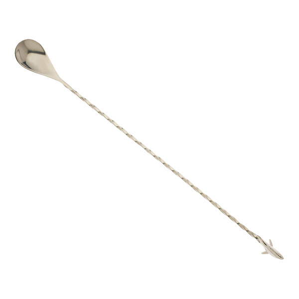 Barfly 13 1/4" Stainless Steel Bar Spoon with Shark End M37012SHK