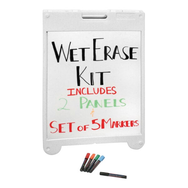 United Visual Products 22" x 28" A-Frame Wet Erase Kit