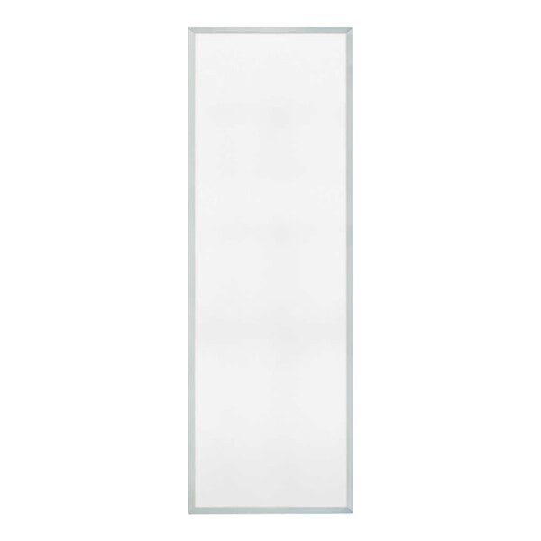 United Visual Products White Dry Erase Board with Satin Aluminum Frame