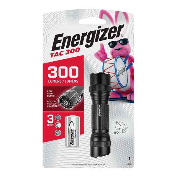 Energizer TAC 300 LED Tactical Metal Flashlight ENPMHT1L