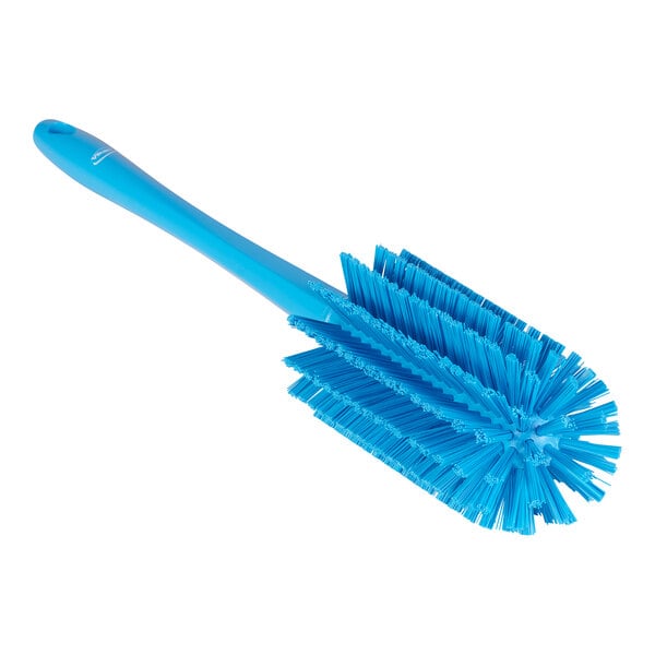 Vikan 5382803 3 1/8" Blue Medium Pipe Brush