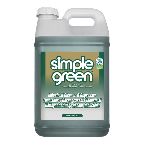 Simple Green 2710000213225 2.5 Gallon Sassafras Scented Concentrated Industrial Cleaner and Degreaser