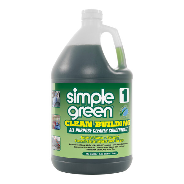 Simple Green Clean Building 1210000211001 1 Gallon Concentrated All-Purpose Cleaner