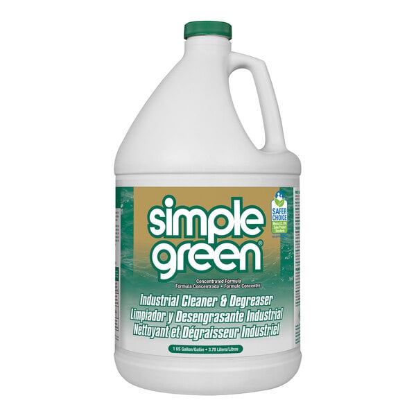 Simple Green 2710200613005 1 Gallon Sassafras Scented Concentrated Industrial Cleaner and Degreaser - 6/Case