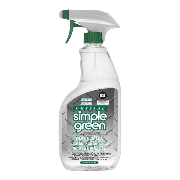 Simple Green Crystal 610001219024 24 oz. Concentrated Industrial Cleaner and Degreaser - 12/Case