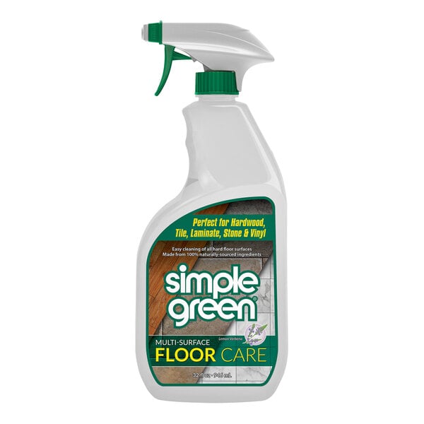 Simple Green 510001204032 32 oz. Lemon Verbena Scented Multi-Surface Floor Care - 12/Case