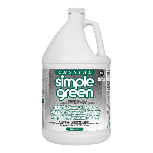 Simple Green Crystal 0610000619128 1 Gallon Concentrated Industrial Cleaner and Degreaser - 6/Case