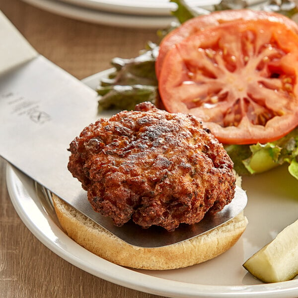 Ratner's Veggie Grillers Vegan Burger 3.75 oz. - 32/Case