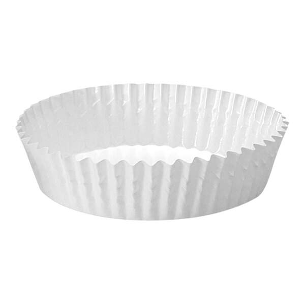 Welcome Home Brands 3" x 7/8" White Paper Baking Cup - 1500/Case