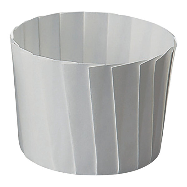 Welcome Home Brands 2 5/16" x 2" White Pleated Baking Cup - 490/Case