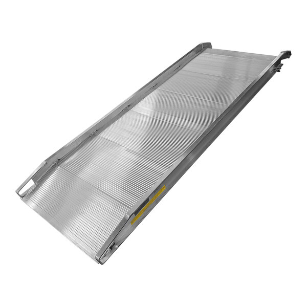 B&P Manufacturing 9' x 38" Twin Tooth Traction Walk Ramp with Flush Hook Ends PR-3809-F - 1,650 lb. Capacity