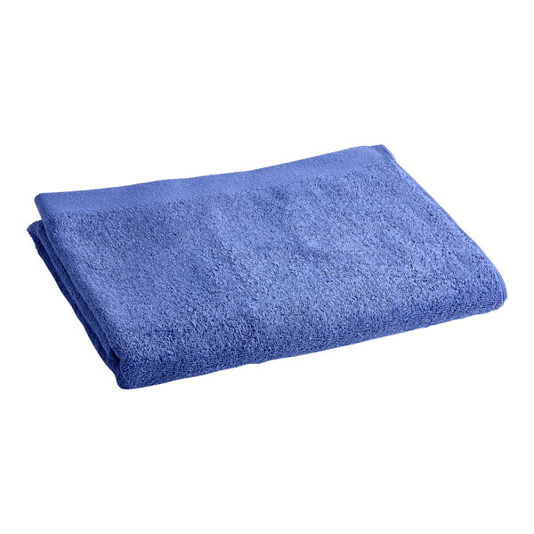 Oxford Premium 32" x 66" Royal Blue 100% Ringspun Cotton Pool Towel 18.5 lb.