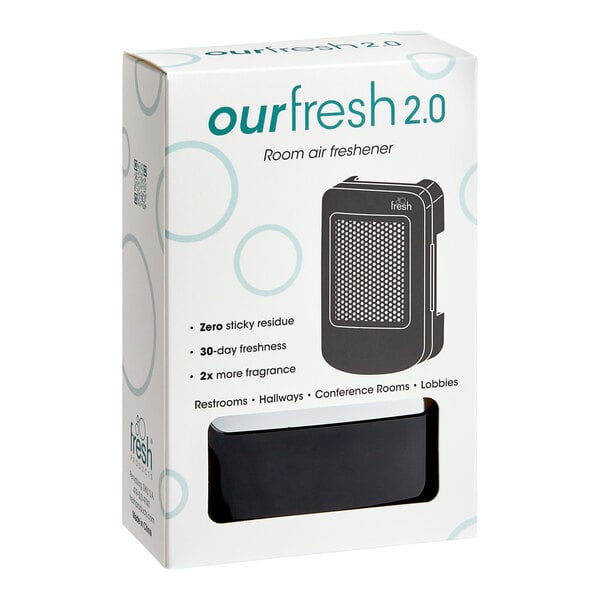 Fresh Products Ourfresh 2.0 OFCAB-F-000I012M-BLACK Black Air Freshener Cabinet
