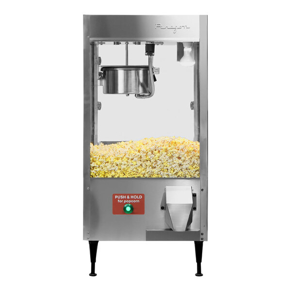 Paragon 1108190 Auto Serve 8 oz. Popcorn Machine with Back Access Doors - 120V, 1420W