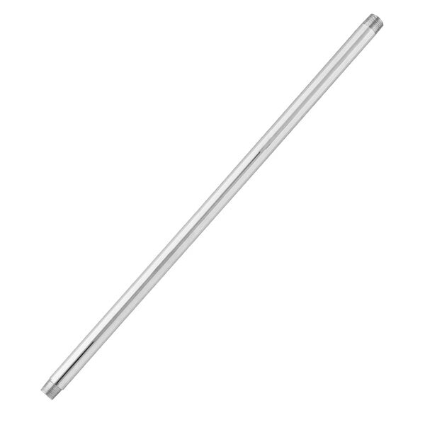 A long silver metal rod with nozzles on the ends.