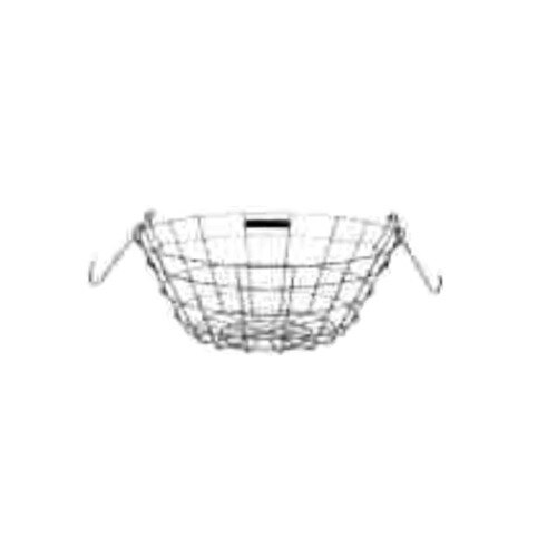 A Curtis wire basket with two handles.