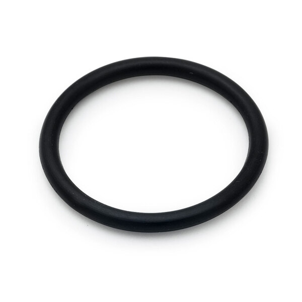A black rubber O-ring for a T&S faucet on a white background.