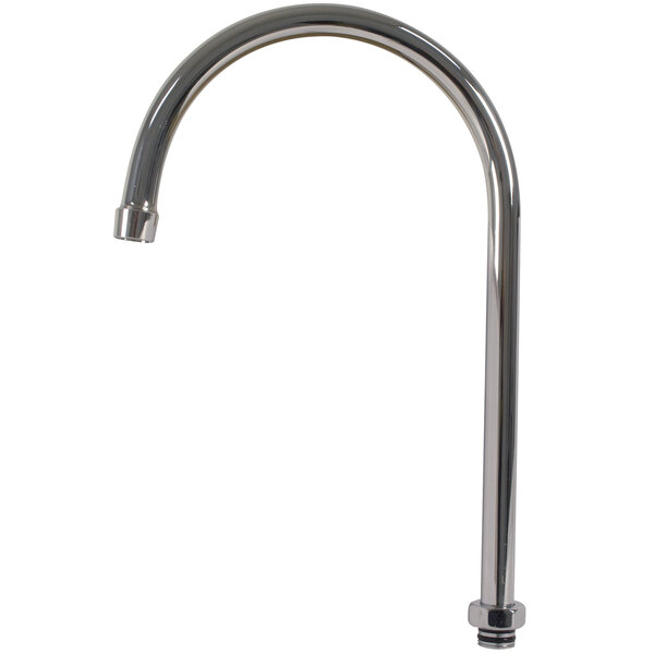 A silver replacement spout for an Advance Tabco K-55 faucet.