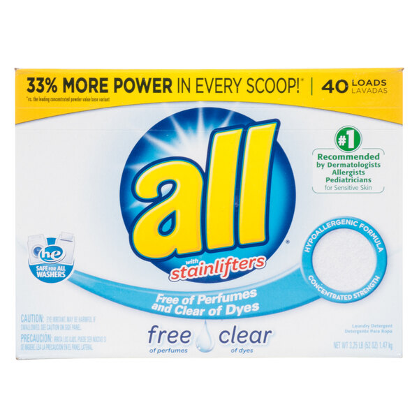 52 oz. Diversey CB456816 All Free & Clear Hypoallergenic Laundry