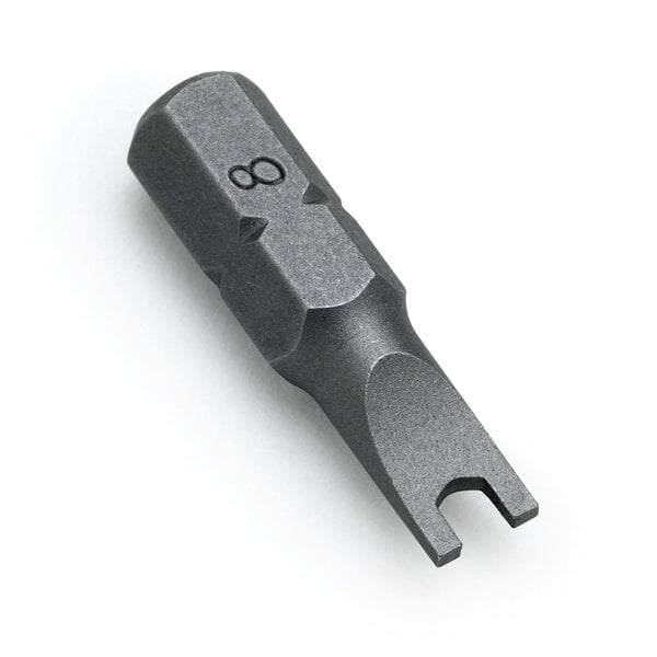 A black T&S spanner bit with the number 8 on it.