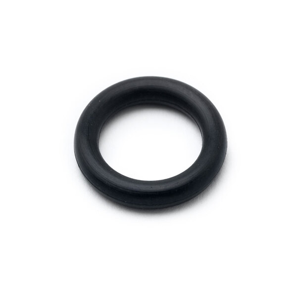 A black round rubber o-ring.