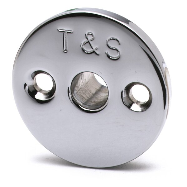 A close-up of a T&amp;S stainless steel guide bushing.