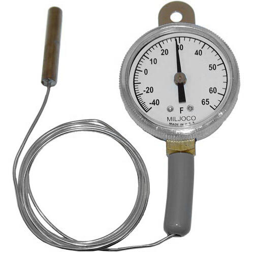 An All Points refrigerator/freezer thermometer with a capillary tube.