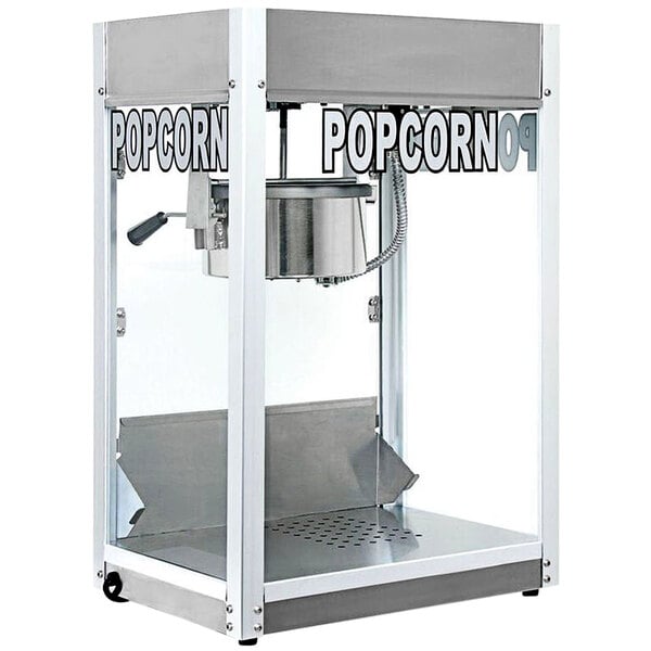 A Paragon popcorn machine on a white background.