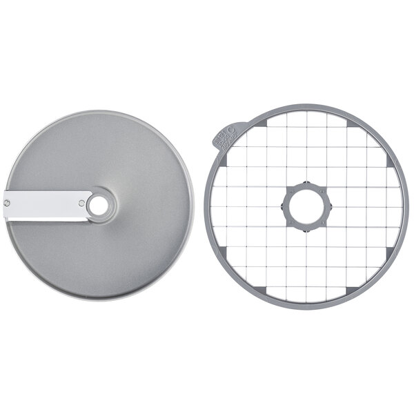 A Robot Coupe 25/32" Dicing Kit with a circular metal object with a hole.