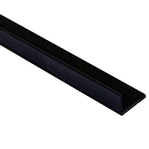 A black rectangular plastic gasket strip.