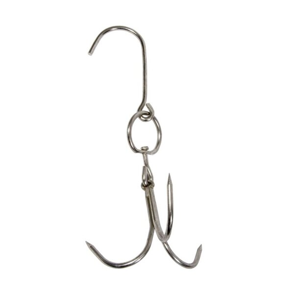A Town stainless steel hook with a 3 star design.