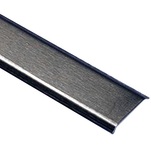 A True 874710 Gasket Base Kit metal bar with a silver finish.